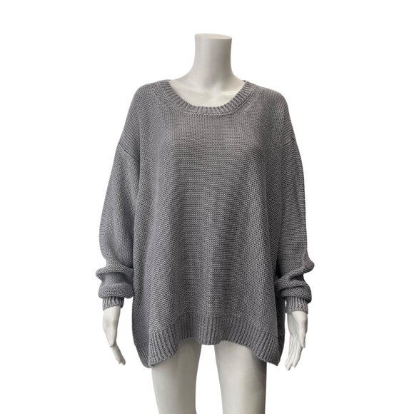 $855 NWT Stella McCartney 2010 Violet Lilac Knit Pullover Linen Sweater sz 44/8 - Picture 1 of 8